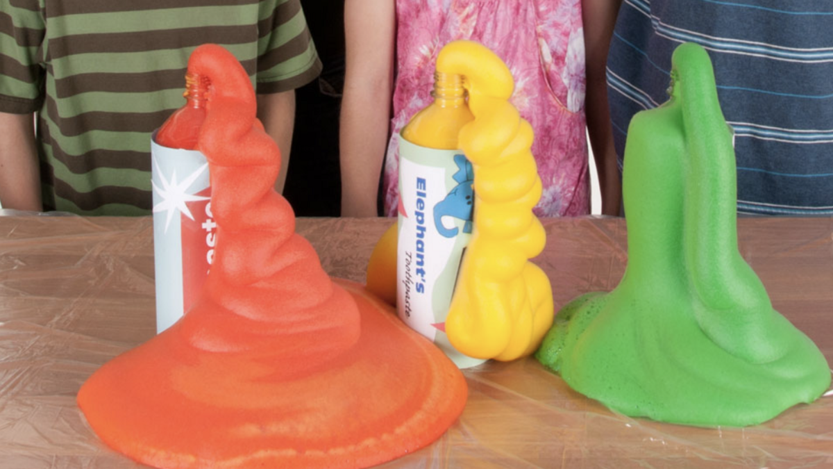 elephant toothpaste